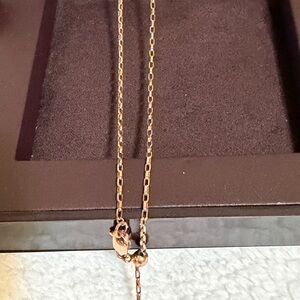 MONICA VINADER Lariat Rose Gold Necklace